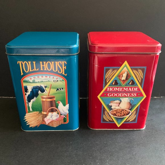 2 - Vintage Nestle Rectangle Tins - Picture 2 of 7